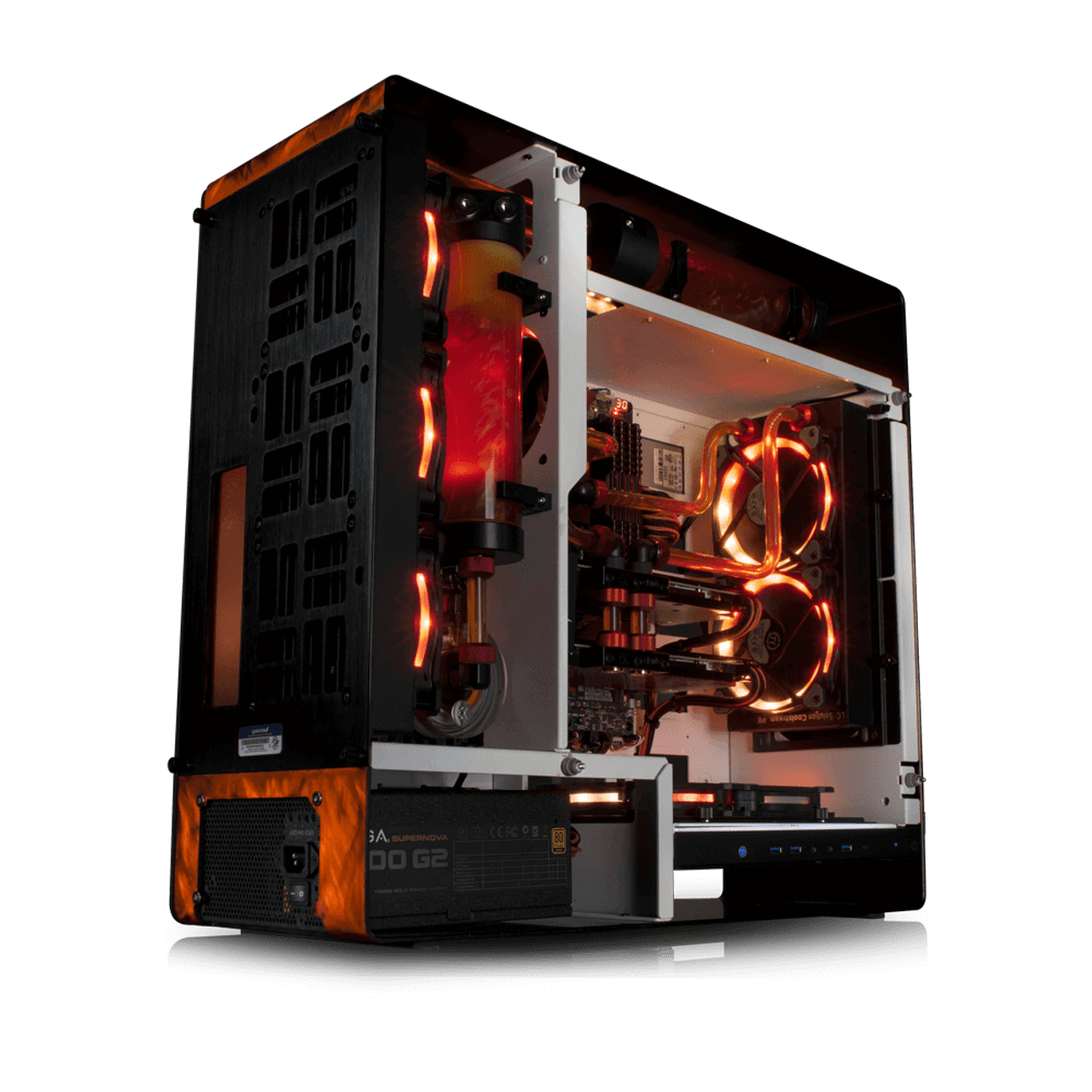 Custome Configured System/ Core i5 9600K 3.70GHz C6 1151 RET WOF/ 240mm Liquid Cooler for CPUs(2x RGB fans on Cooler)/ Intel Z390 Chipset Motherboard/ (2x) 8GB DDR4 3200 PC4-25600 TridentZ RGB X/ 1TB 970 EVO Plus NVMe M.2 SSD