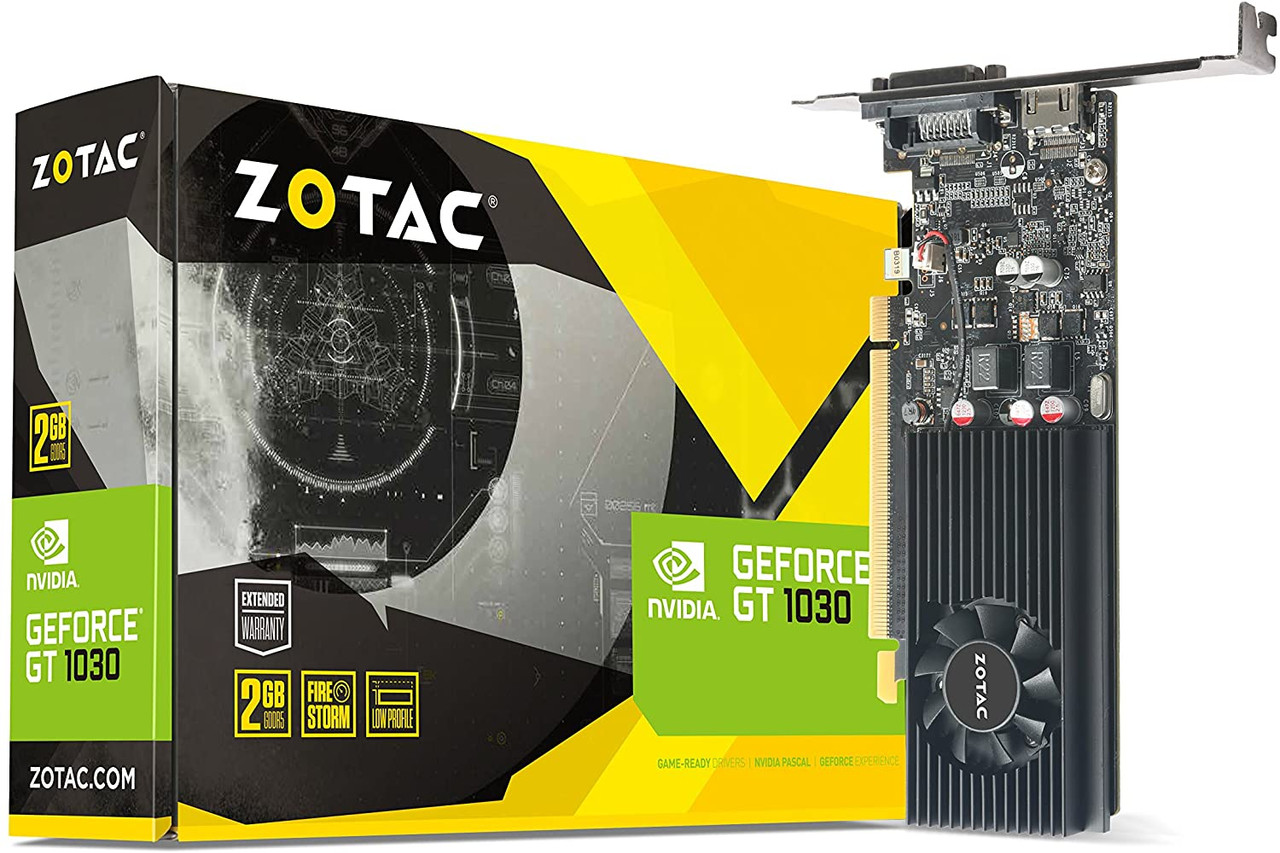 Zotac Nvidia GeForce GT 1030 Graphic Card GB GDDR5 Low