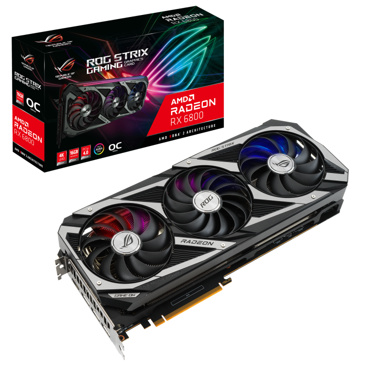 グラフィックボード・グラボ・ビデオカード ASUSTek RX 6800 16G ASUSTek RX 6800 16G
