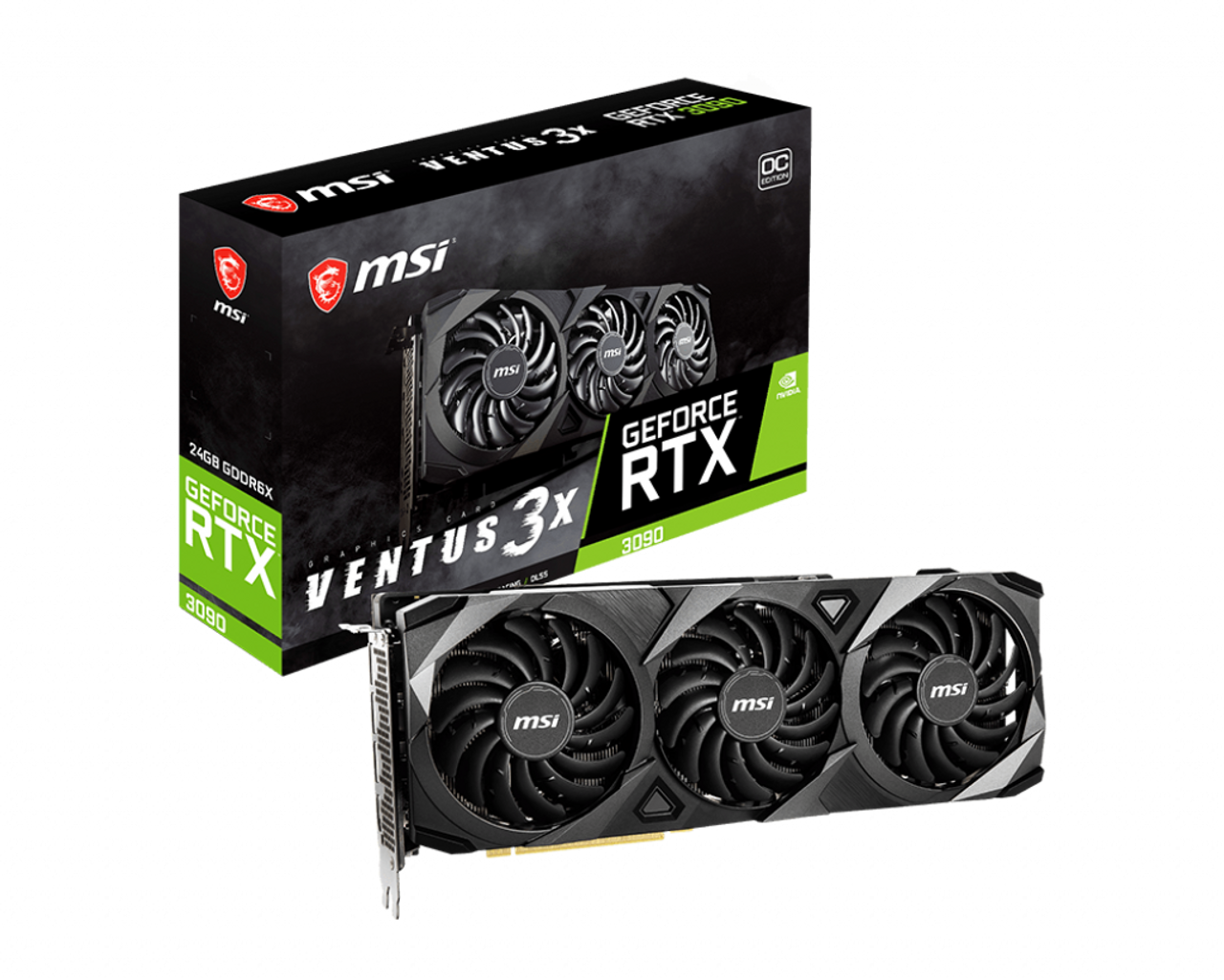 GeForce RTX 3090 VENTUS 3X 24G OC