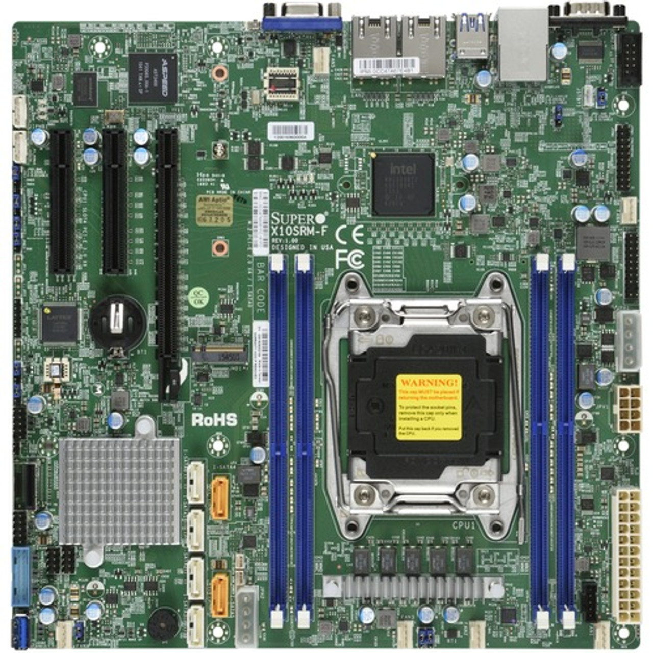 Copy of Supermicro X11SRM-VF Server Motherboard - Intel Chipset - Socket R4  LGA-2066 - Micro ATX - Xeon Processor Supported - 256 GB DDR4 SDRAM