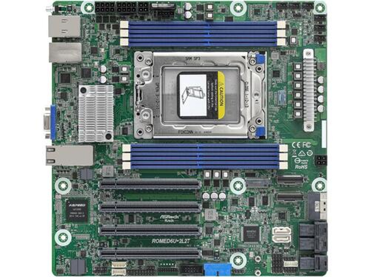 AsRockRack EPYCD8-2T ATX Server Motherboard AMD EPYC 7002/7001(Naples/Rome)  series SP3 LGA4094 Dual 10 GLAN