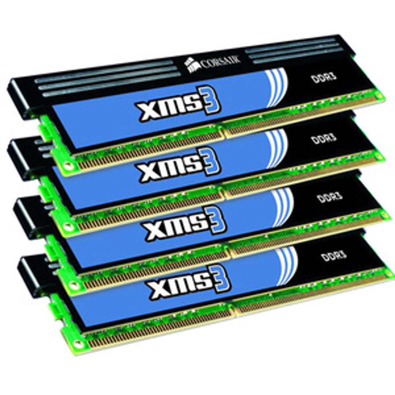 Corsair XMS CMX8GX3M2A1333C9 8GB DDR3 SDRAM Memory Module Kit - For Desktop  PC - 8 GB (2 x 4GB) - DDR3-1333/PC3-10666 DDR3 SDRAM - 1333 MHz - Non-ECC  ...