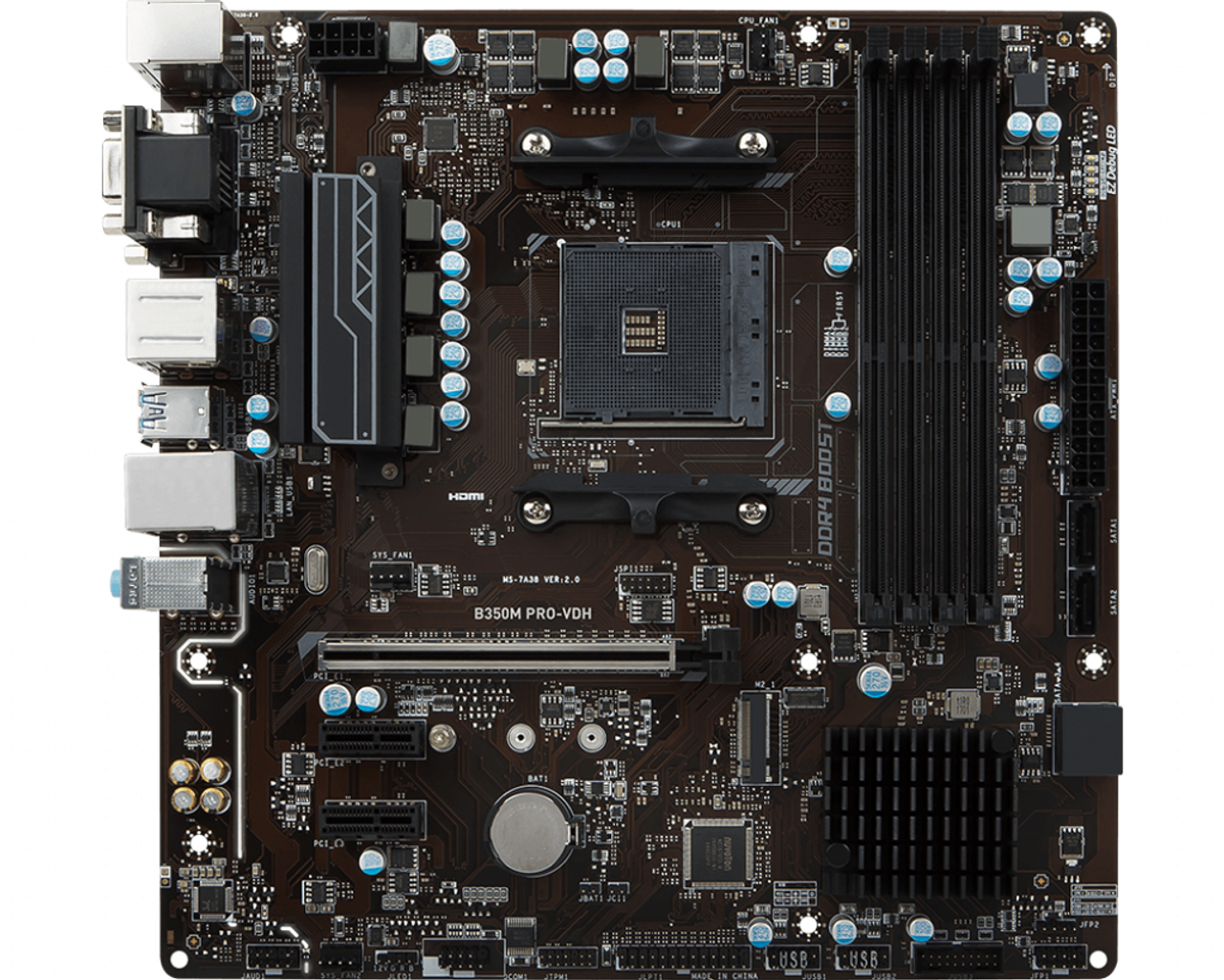 MSI B350M PRO-VDH MOTHERBOARD