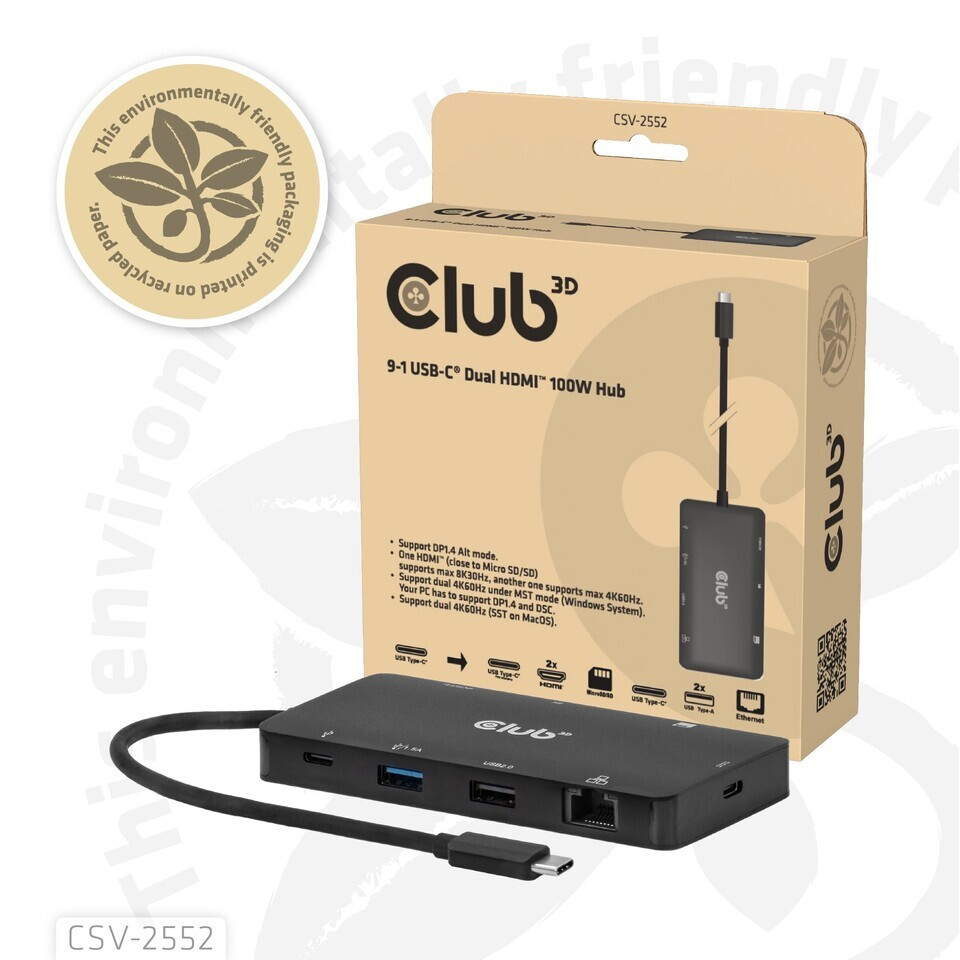 Club 3D Unveils Cutting-Edge Universal Docking Stations and Hubs with 8K Support and Quad 4K Display Output