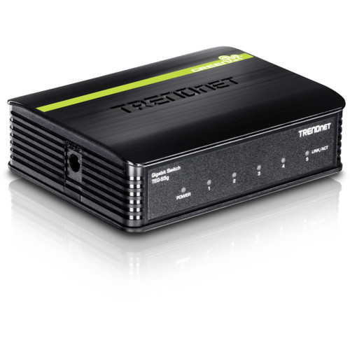 TRENDnet 8-Port Gigabit Desktop Switch, TEG-S83, 8 x Gigabit RJ-45 Ports,  16Gbps Switching Capacity, Fanless Design, Metal Enclosure, Lifetime