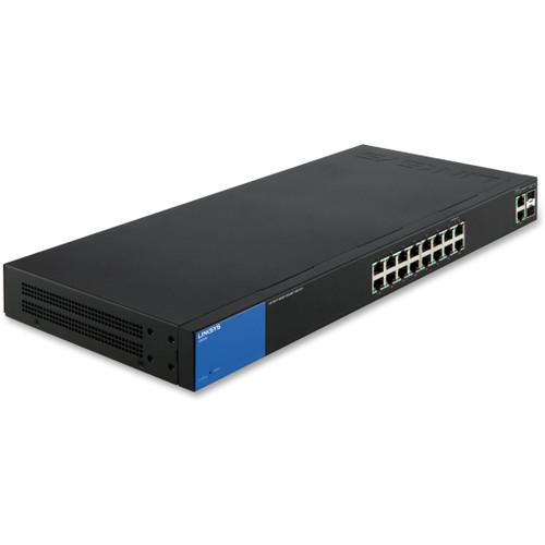 Linksys Business 16-Port Gigabit Smart Managed Switch with 2 Gigabit and 2 SFP Ports