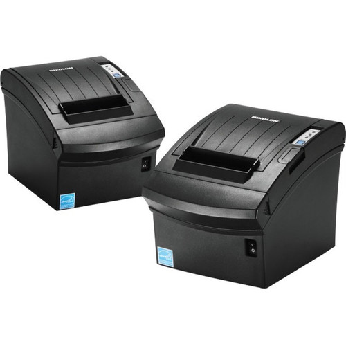 Bixolon SRP-350plusIII Direct Thermal Printer - Monochrome - Wall Mount - Receipt Print - Ethernet - USB - With Cutter - White - SRP-350PLUSIIICO