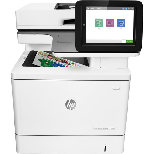 HP LaserJet Managed E57540 E57540dn Laser Multifunction Printer-Color-Copier/Scanner-40 ppm Mono/Color Print-1200x1200 Print-Automatic Duplex Print-120000 Pages Monthly-650 sheets Input-Color Scanner-600 Optical Scan-Gigabit Ethernet - 3GY25A#BGJ