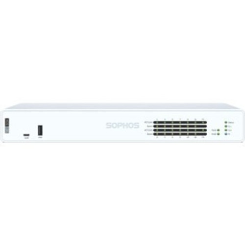 Sophos XGS 136 Network Security/Firewall Appliance - 12 Port - 10/100/1000Base-T, 2.5GBase-T - Gigabit Ethernet - 10 x RJ-45 - 3 Total Expansion Slots - 3 Year Standard Protection - Desktop, Rack-mountable - TAA Compliant PROTECTION 3YR US POWER CORD