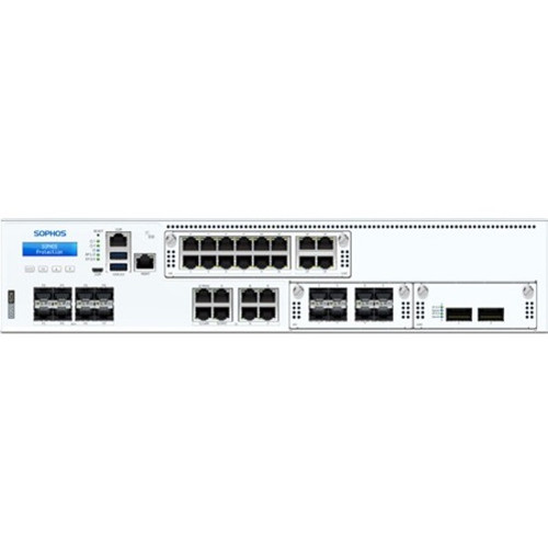 Sophos XGS 5500 Network Security/Firewall Appliance - 8 Port - 10/100/1000Base-T, 10GBase-X - 10 Gigabit Ethernet - 8 x RJ-45 - 11 Total Expansion Slots - 5 Year Xstream Protection - 2U - Rack-mountable, Rail-mountable PROTECTION 5-YEAR US POWER CORD