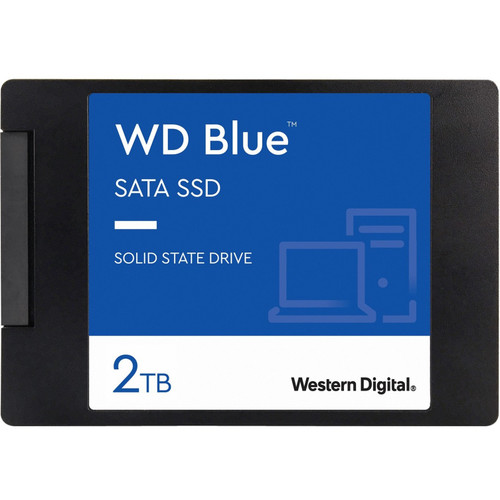 WD Blue 3D NAND 2TB PC SSD - SATA III 6 Gb/s 2.5"/7mm Solid State Drive