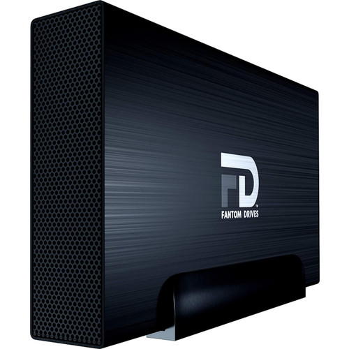 Fantom Drives 10TB External Hard Drive - GFORCE 3 - USB 3, Aluminum, Black