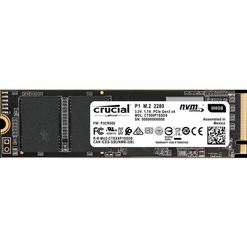 Crucial Client 500 GB Solid State Drive - M.2 2280 Internal - PCI Express