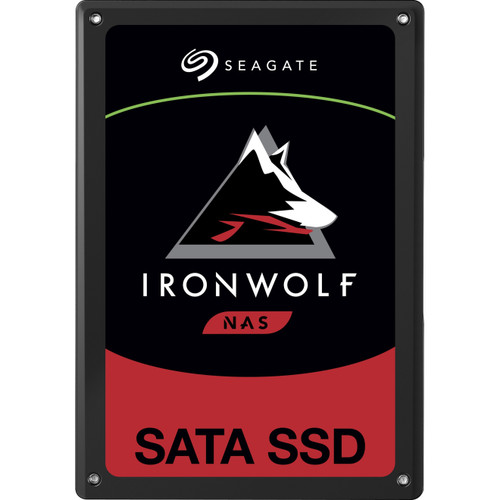 Seagate IronWolf 110 ZA3840NM10011 3.84 TB Solid State Drive - 2.5" Internal - SATA (SATA/600) - Conventional Magnetic Recording (CMR) Method - ZA3840NM10011