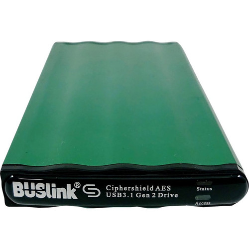 Buslink CipherShield DSE-2TSDG2C 2 TB Portable Solid State Drive - 2.5" External - SATA