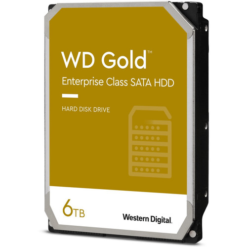 Western Digital Gold WD6003FRYZ 6 TB Hard Drive - 3.5" Internal - SATA (SATA/600)