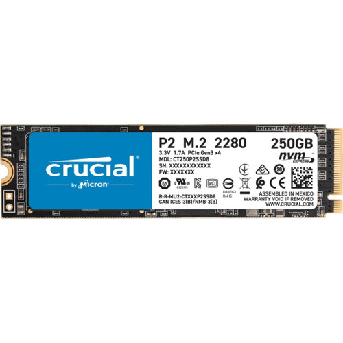 Crucial P2 CT250P2SSD8 250 GB Solid State Drive - M.2 2280 Internal