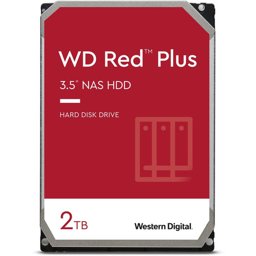 Western Digital Red Plus WD20EFZX 2 TB Hard Drive - 3.5" Internal - SATA (SATA/600)