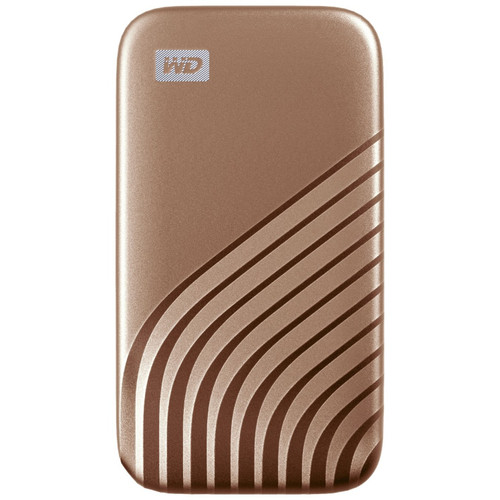 WD My Passport WDBAGF0020BGD-WESN 2 TB Portable Solid State Drive - External - Gold