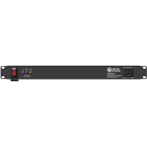 AtlasIED 15A Power Conditioner and Distribution Unit with IEC Power Cord - AP-S15A