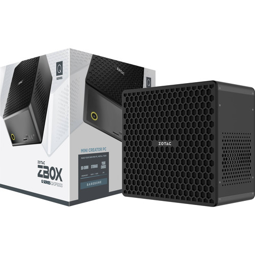 Zotac ZBOX QX3P5000 Workstation - Intel Xeon Hexa-core (6 Core) E-2136 3.30 GHz DDR4 SDRAM RAM - Mini PC - ZBOX-QX3P5000-U