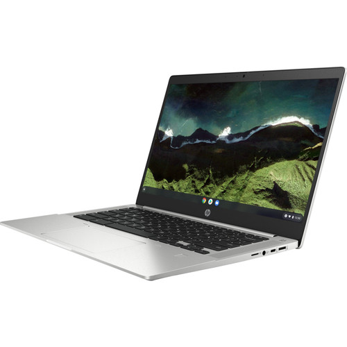 HP Pro c640 G2 Chromebook Enterprise 14" Chromebook - HD - 1366 x 768 - Intel Celeron 6305 Dual-core (2 Core) 1.80 GHz - 8 GB Total RAM - 64 GB Flash Memory - Pike Silver Aluminum - 4Q5A4UT#ABA