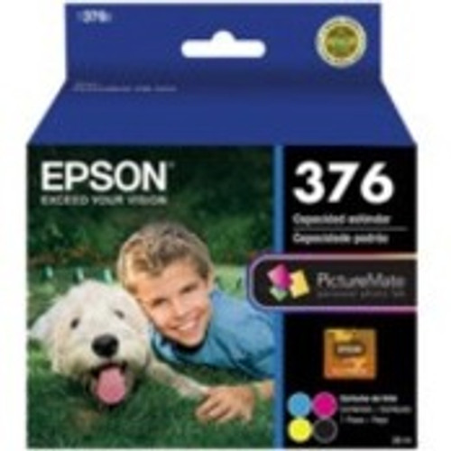 Epson Original Ink Cartridge - Black, Cyan, Magenta, Yellow - T376020-AL
