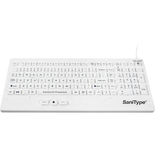 SaniType KBSTRC105SPi-W Keyboard - KBSTRC105SPI-W-C10