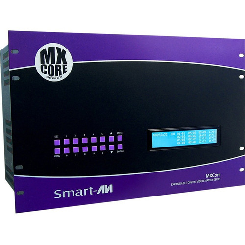 SmartAVI MXCORE-UD Expandable DVI-D 16X8 Matrix Switcher - MXC-UD16X08S