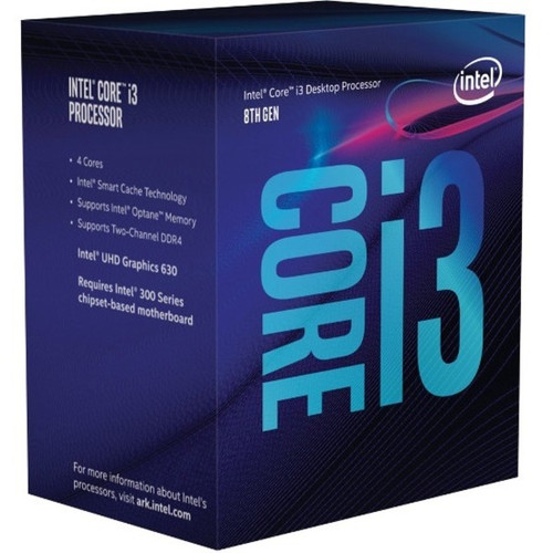 Intel Core i3 i3-8100 Quad-core (4 Core) 3.60 GHz Processor - OEM Pack - CM8068403377308