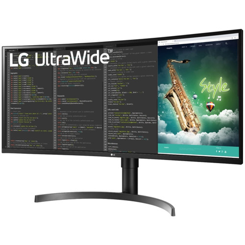 LG Ultrawide 35WN65C-B 35" WQHD Curved Screen LED Gaming LCD Monitor - 21:9 - 35WN65C-B