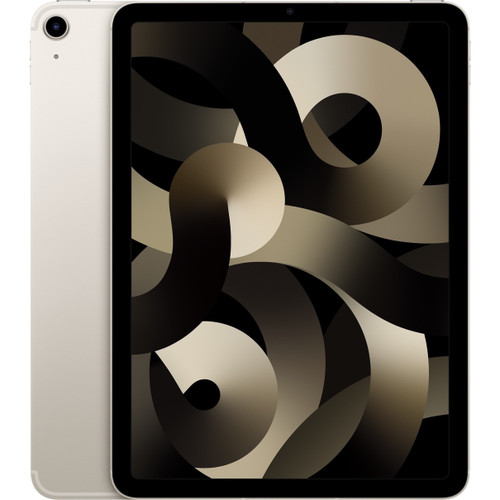 Apple iPad Air (5th Generation) Tablet - 10.9" - M1 Octa-core (8 Core) - 8 GB RAM - 64 GB Storage - iPadOS 15 - 5G - Starlight - MM6V3LL/A