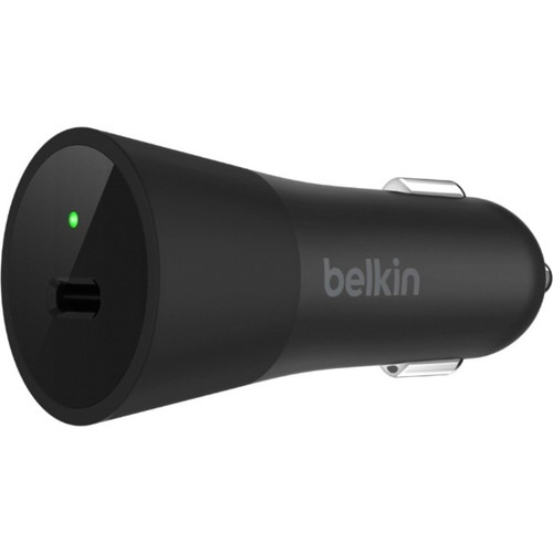 Belkin USB-C Car Charger (USB Type-C) - F7U013dsBLK