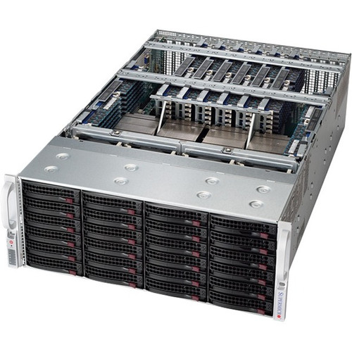 Supermicro SuperServer 8048B-TR4FT Barebone System - 4U Rack-mountable - Socket R1 LGA-2011 - 4 x Processor Support - Intel Xeon - SYS-8048B-TR4FT