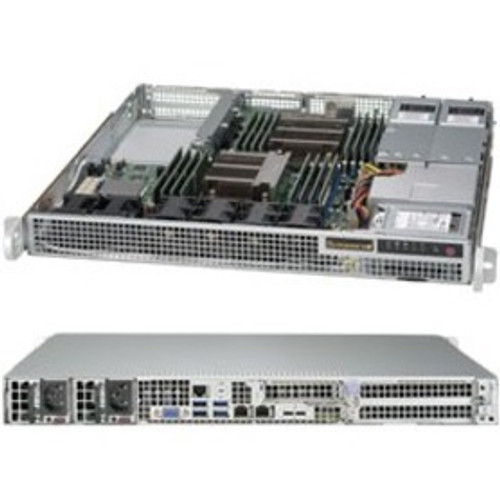 SuperMicro SuperServer 1028R-WMR Barebone System - 1U Rack-mountable - Socket LGA 2011-v3 - 2 x Processor Support - SYS-1028R-WMR