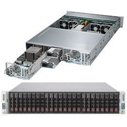 Supermicro SuperServer 2027PR-DC1FR Barebone System - 2U Rack-mountable - Socket R LGA-2011 - 2 x Processor Support - SYS-2027PR-DC1FR