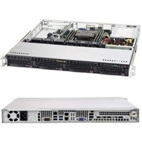 Supermicro SuperServer 5019P-M Barebone System - 1U Rack-mountable - Socket P LGA-3647 - 1 x Processor Support - SYS-5019P-M