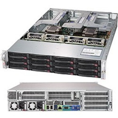 Supermicro SuperServer 6029U-TRTP Barebone System - 2U Rack-mountable - Socket P LGA-3647 - 2 x Processor Support - SYS-6029U-TRTP