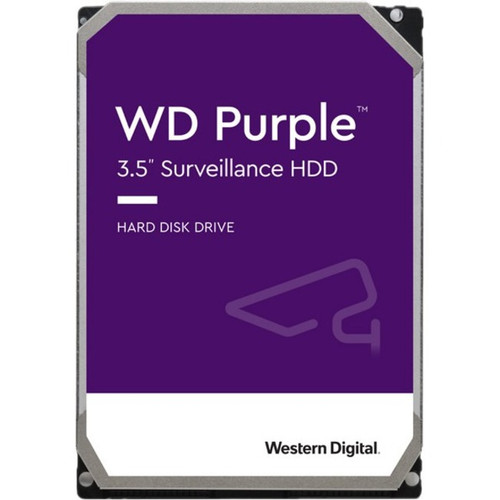 WD Purple WD20PURZ 2 TB Hard Drive - 3.5" Internal - SATA (SATA/600) - Conventional Magnetic Recording (CMR) Method - WD20PURZ