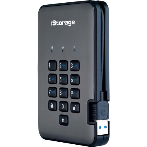 iStorage diskAshur PRO2 500 GB Portable Rugged Hard Drive - 2.5" External - TAA Compliant - IS-DAP2-256-500-C-X