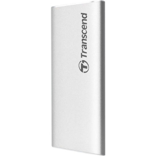 Transcend ESD260C 250 GB Portable Solid State Drive - External - Silver - TS250GESD260C