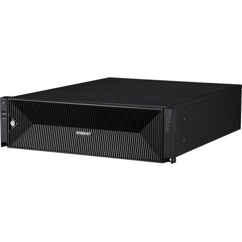 Wisenet 64CH 8K 400Mbps H.265 AI NVR - 24 TB HDD - PRN-6400DB4-24TB