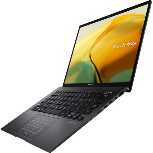 Asus Zenbook 14 OLED UM3402 UM3402YA-DS72-CA 14" Touchscreen Notebook - 2.8K - 2880 x 1800 - AMD Ryzen 7 5825U Octa-core (8 Core) - 16 GB Total RAM - 16 GB On-board Memory - 512 GB SSD - Jade Black - UM3402YA-DS72-CA