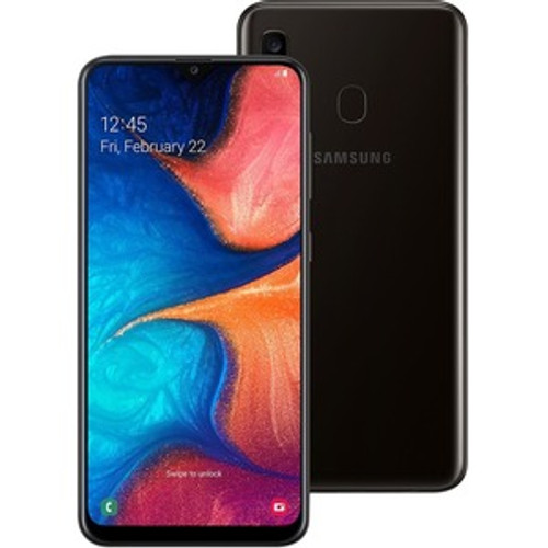 Samsung-Galaxy A20 SM-A205U 32 GB Smartphone - 6.4" Super AMOLED Full HD 1920 x 1080 - Cortex A73Dual-core (2 Core) 1.60 GHz + Cortex A53 Hexa-core (6 Core) 1.35 GHz - 3 GB RAM  -  A205UZKAXAA