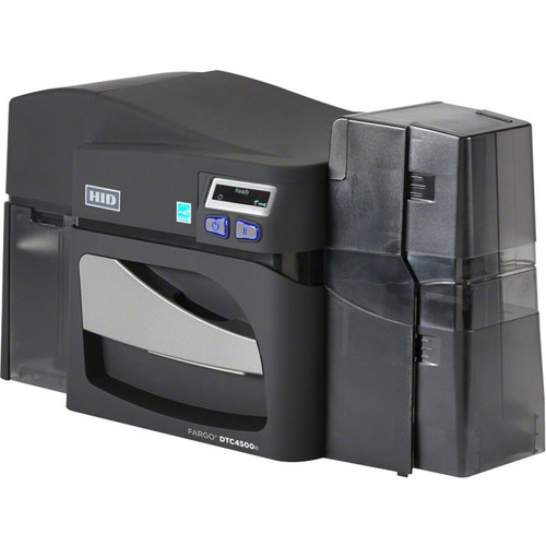 Fargo DTC4500E Double Sided Desktop Dye Sublimation/Thermal Transfer Printer - Monochrome - Card Print - Ethernet - USB - 055308