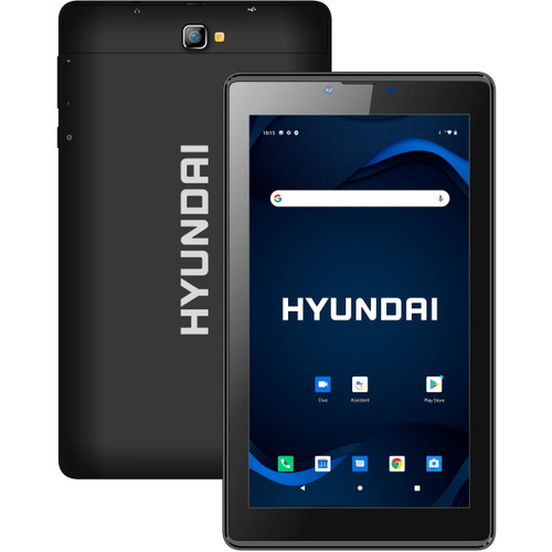 Hyundai HyTab 7GB1, 7" Tablet, 1024x600 IPS, Android 10 Go edition, Quad-Core Processor, 1GB RAM, 16GB Storage, 2MP/2MP, 3G - Black - HT7GB1MBK