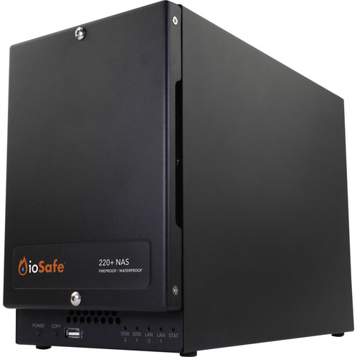 ioSafe 220+ SAN/NAS Storage System - 72200-3837-1500