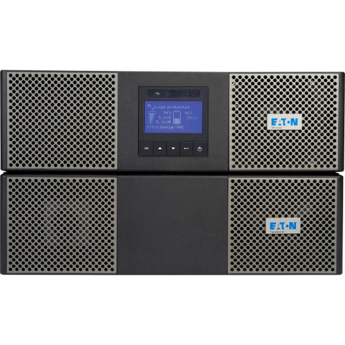 Eaton 9PX 3000VA 3000W 208V Online Double-Conversion UPS - L6-30P, 18x 5-20R, 2 L6-20R, 1 L6-30R Outlets, Cybersecure Network Card, Extended Run, 6U Rack/Tower - 9PX3K3UNTF5