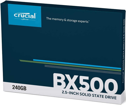 Micron Crucial BX500 240GB Client Drive - 3D NAND SATA 2.5 SSD CT240BX500SSD1